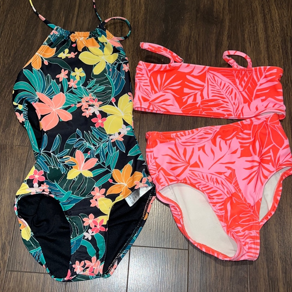 Two Swim Suits Size 5-6 Toddler/Youth